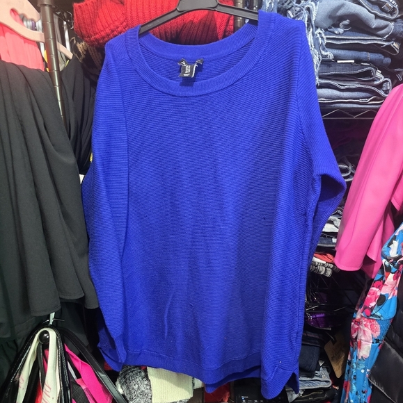 Jones New York Royal Blue Sweater 1x - Picture 1 of 3